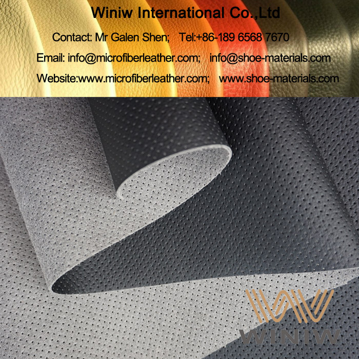 Perforated Microfiber Leather for Upholstery