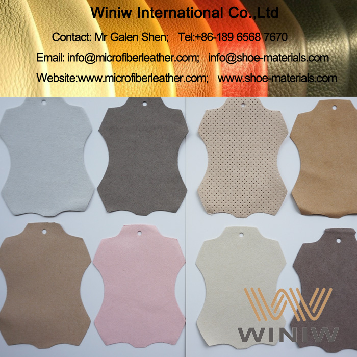 Faux Suede Leather Fabric for Lace