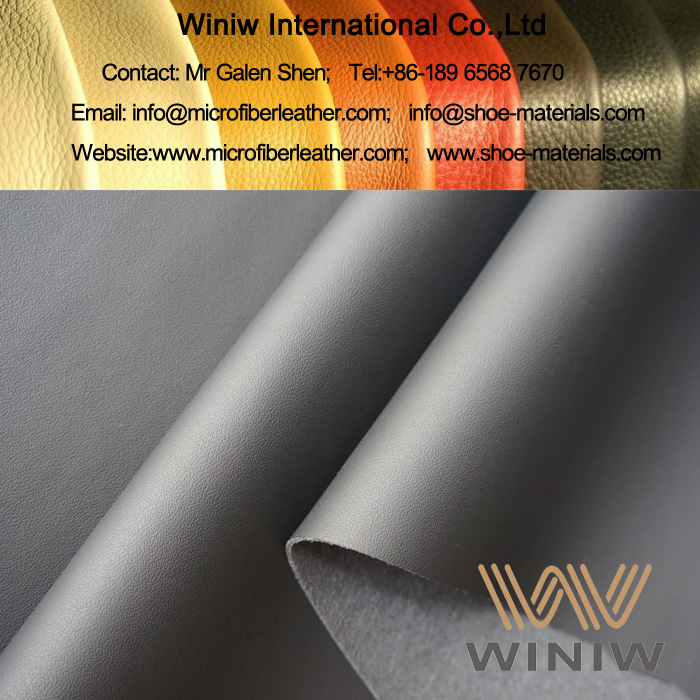 PU Synthetic Nappa Leather Fabric 