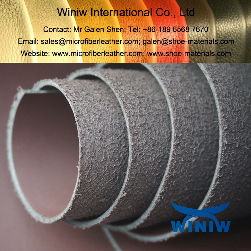 Microfiber PU Leather for Industrial Safety Shoes and Boots