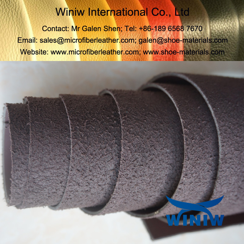 Microfiber PU Leather for Boots