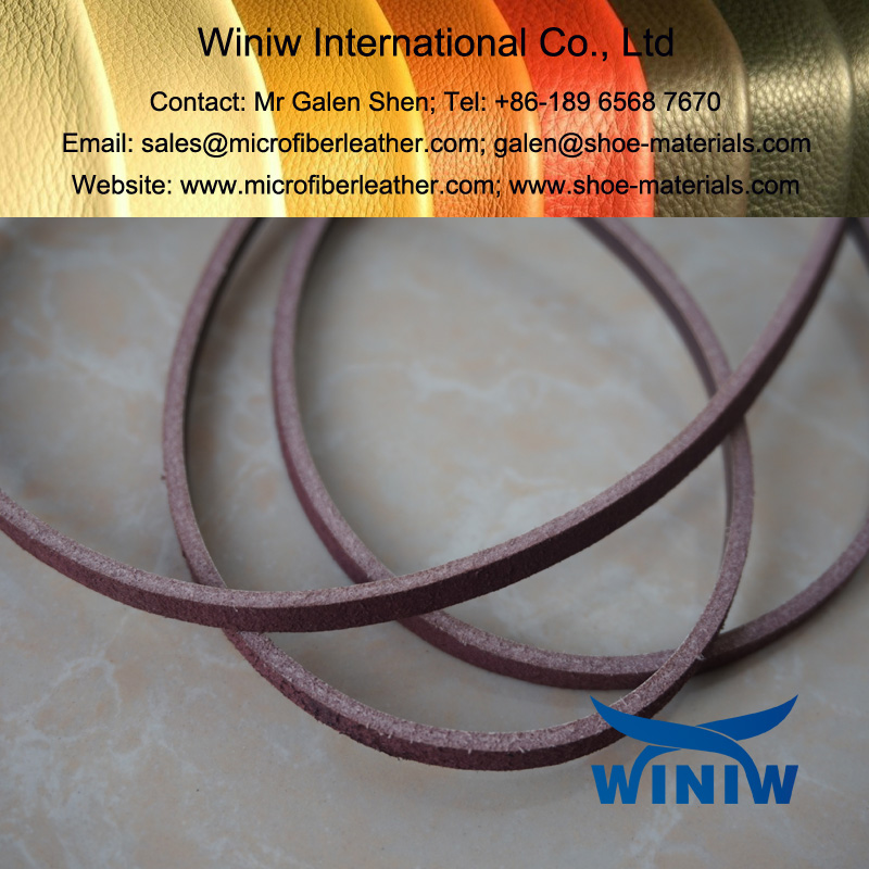 Microfiber Leather for Shoe Laces 001