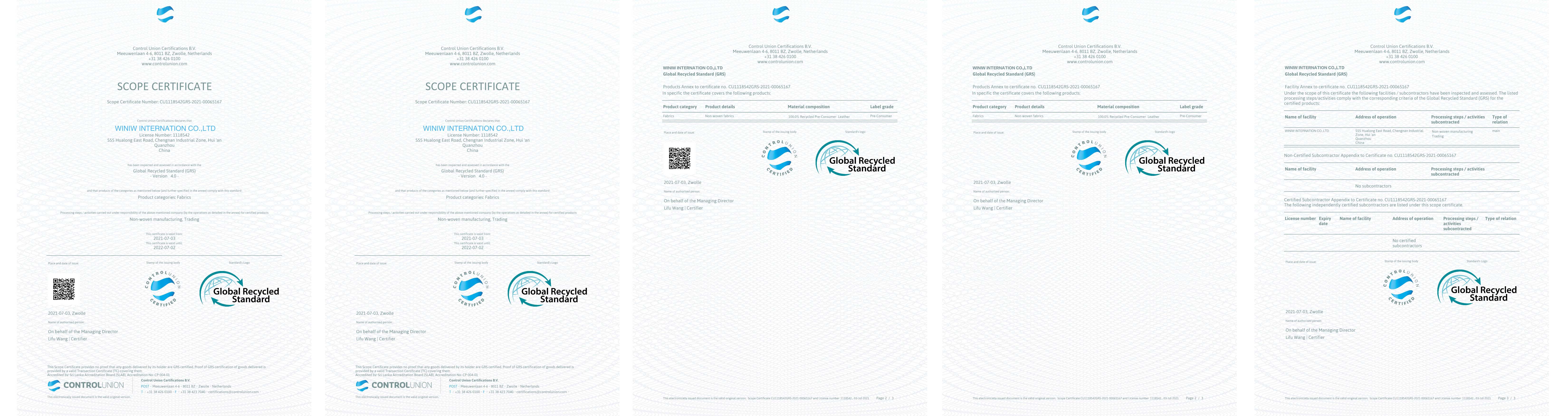 Synthetic Leather Certifications – Meets International Environmental Standards