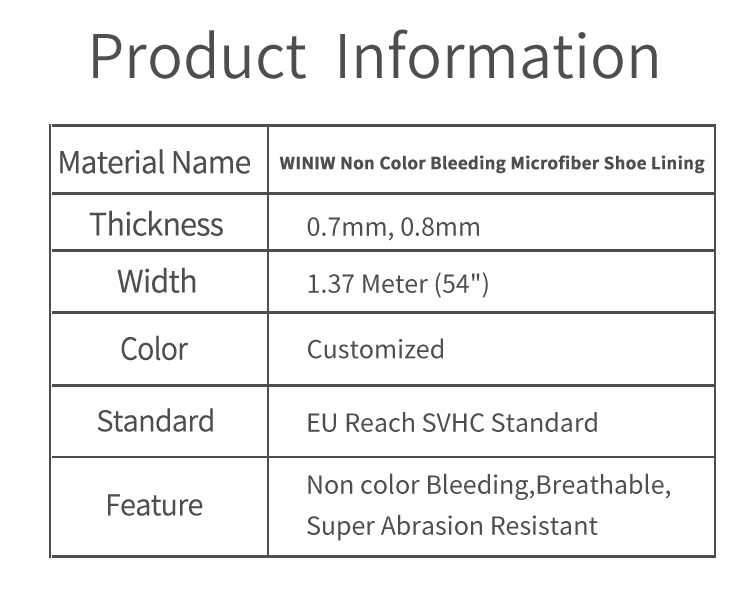 Orthopedic Shoes Insole Lining Material Parameters - WINIW