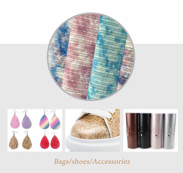 WINIW glitter faux leather microfiber application