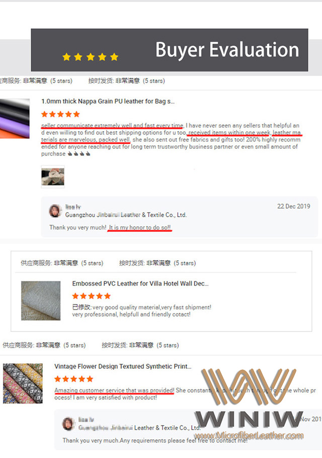 WINIW BUYER EVALUATIONS