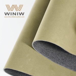 Green Ultrasuede Artificial Nubuck Micro Suede Fabric - WINIW Microfiber Leather