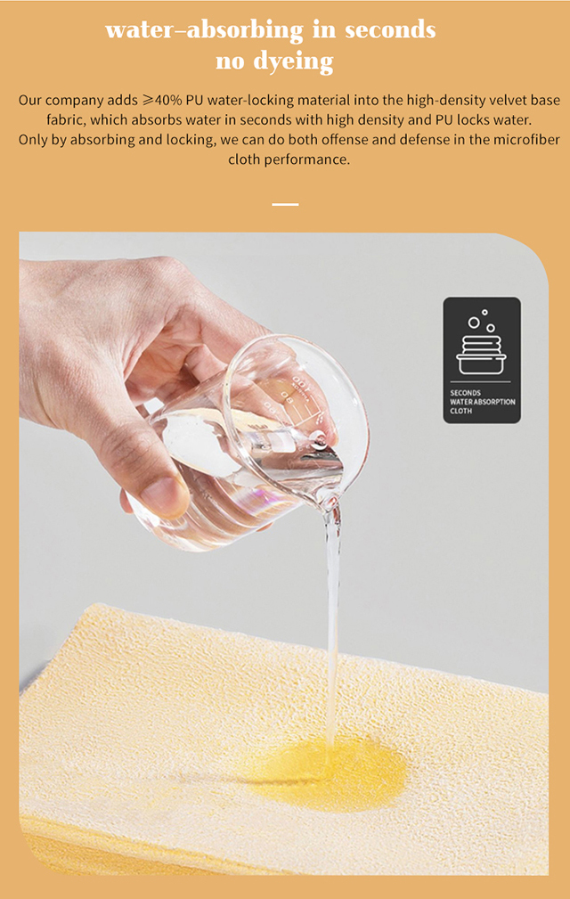 Good Water Absorbency of Product