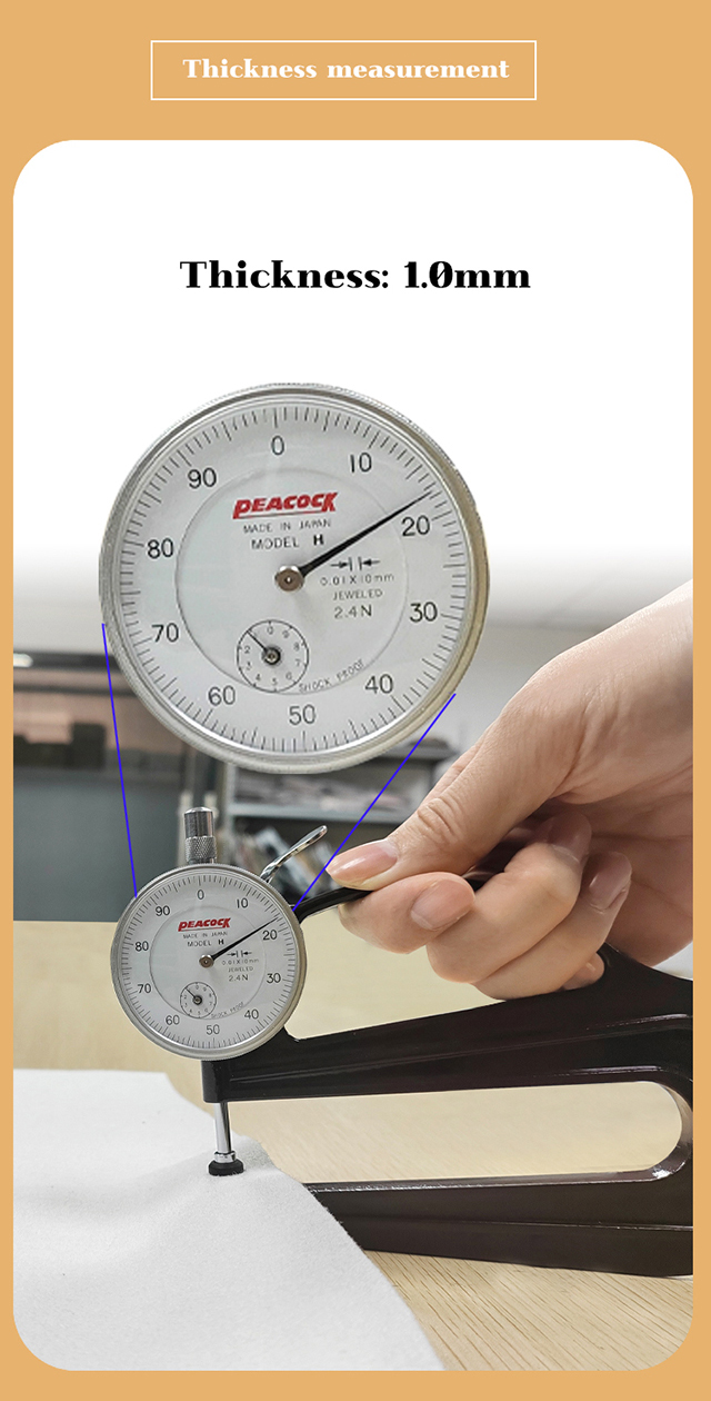 Thickness of Chamois Leather