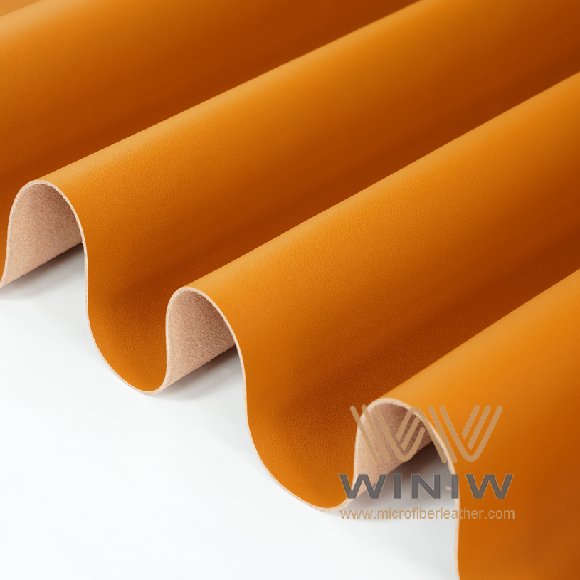 WINIW Microfiber Automotive Leather MH Series Orange Color